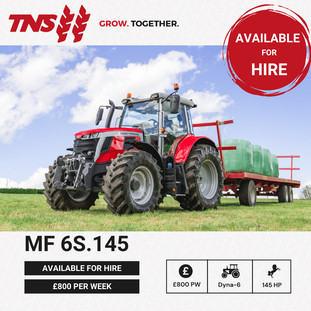 Massey Ferguson 6S.145 tractor for hire