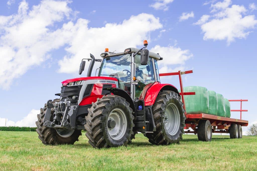 Massey Ferguson 6S tractor available for hire on a weekly basis