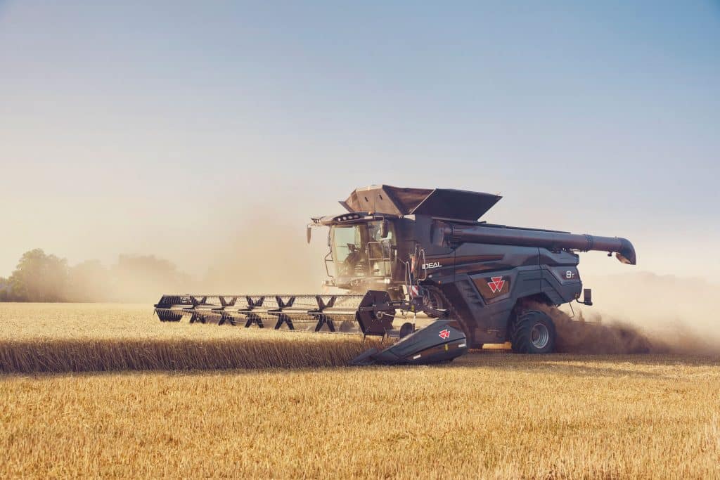Combine harvester demos
