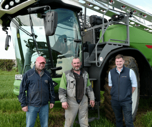 Norfolk Farmer Mark Gill with Fendt Rogator sprayer