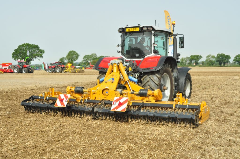 Alpego folding power harrow