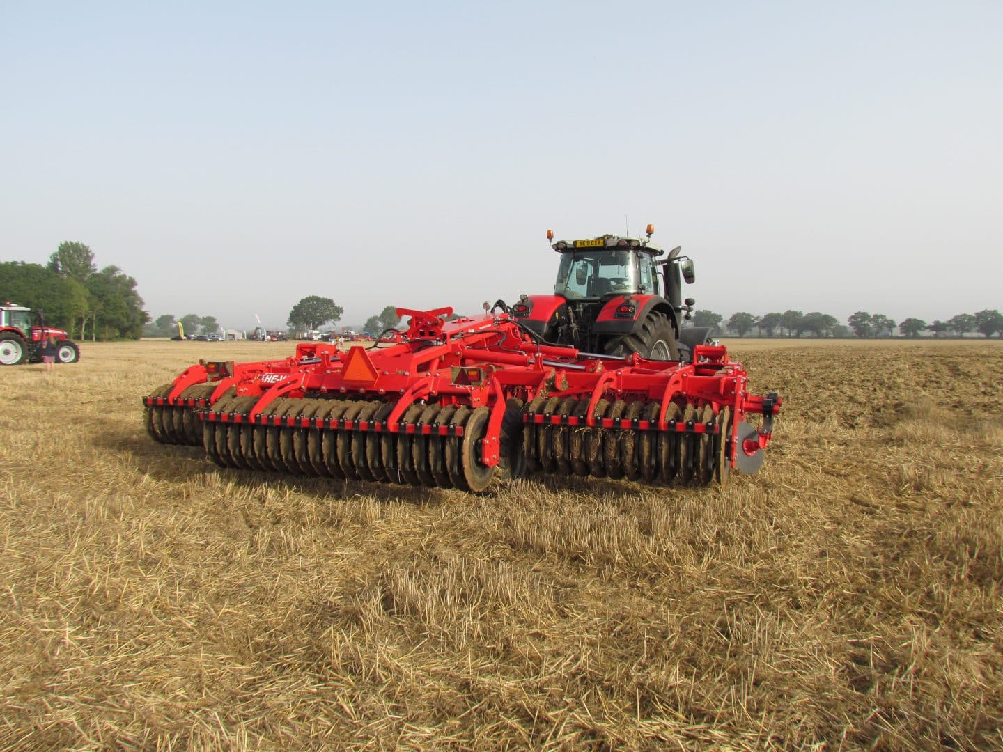 HE-VA cultivator and Massey Ferguson tractor