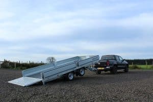 Nugent tiltbed trailer