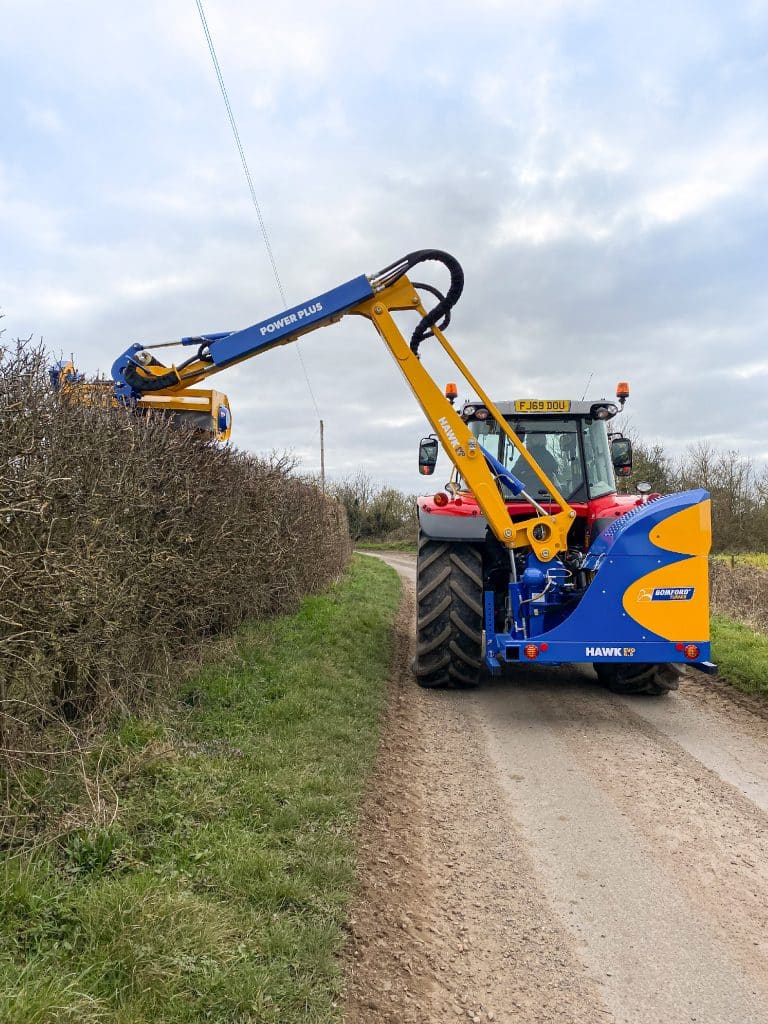 Bomford Turner Hawk arm mower