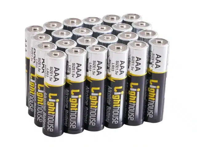 AAA alkaline batteries