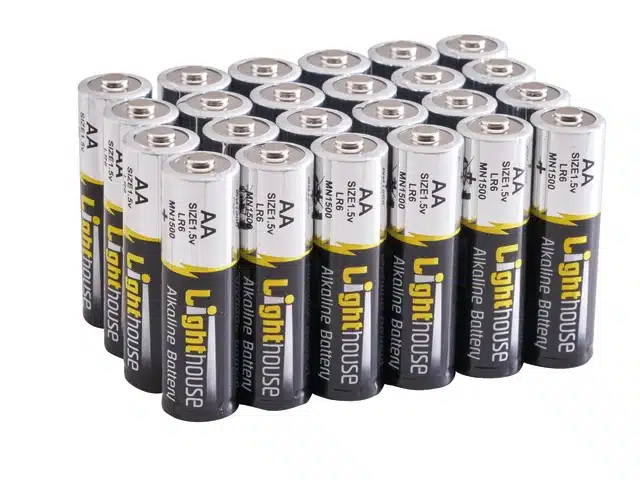 AA alkaline batteries