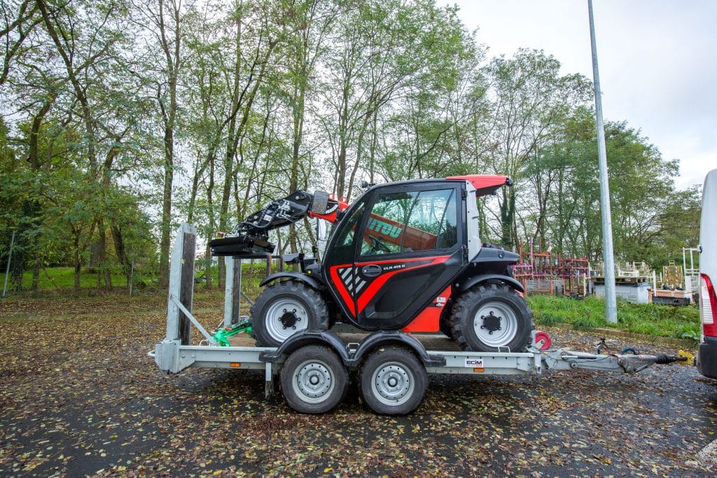 Manitou ULM in a trailer