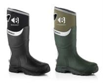 Buckbootz Walkerz Wellies Black & Green