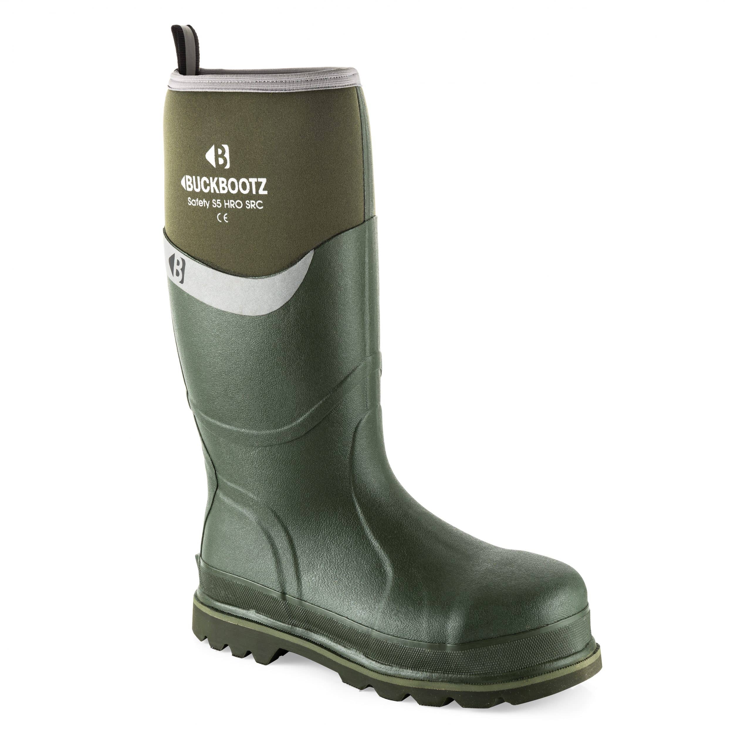 Buckbootz BBZ6000 Wellington Boots Green