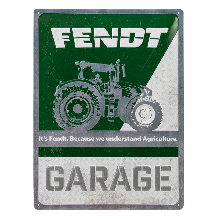 Fendt Sheet Metal Garage Sign