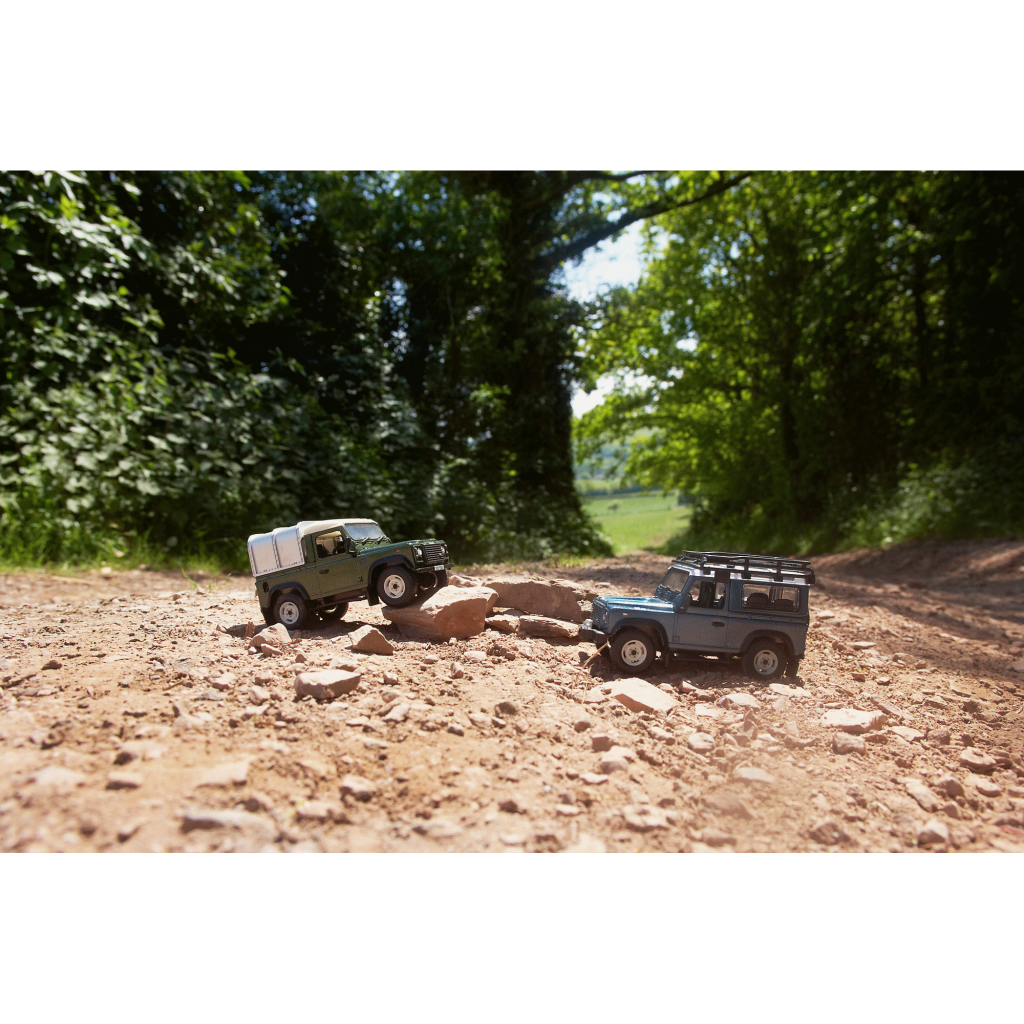 Land Rover Defender Scale Model display