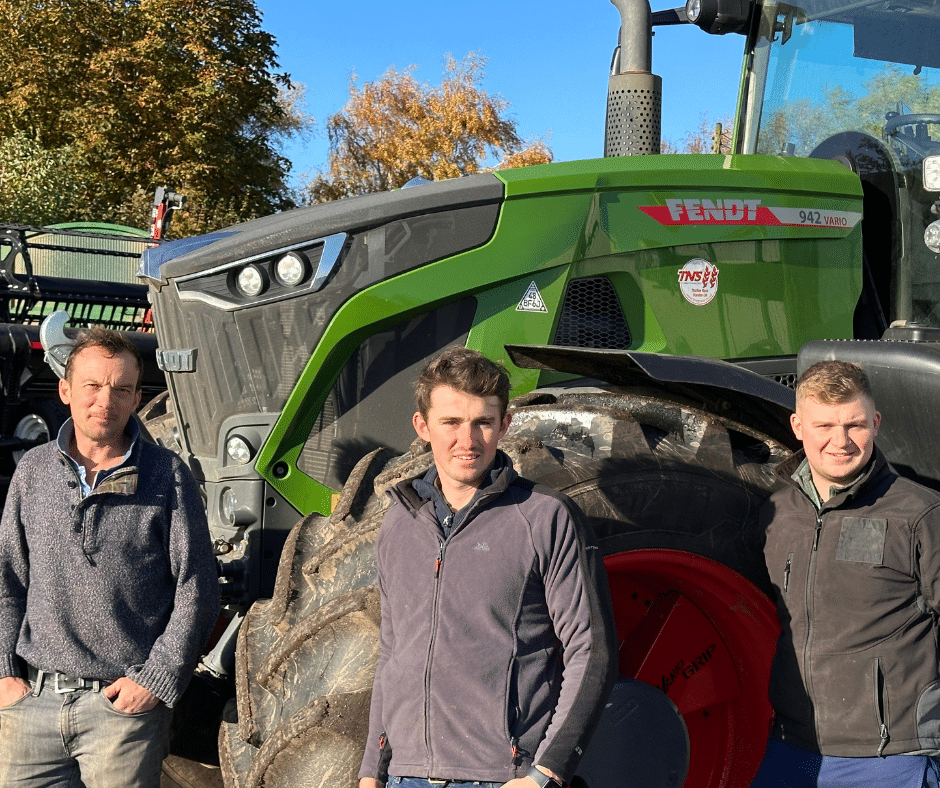 Fendt 942 Vario tractor at A Markillie Ltd farm