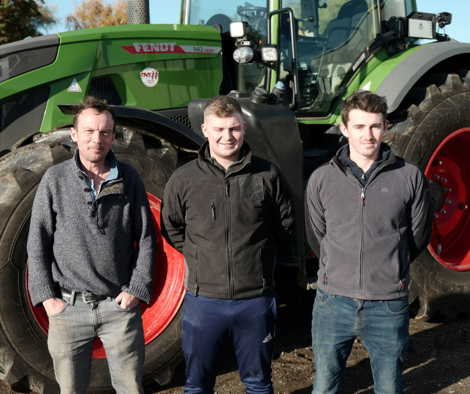 The team at Markillie Farm: Sam Markillie,, Jason Esser and Louis Jackson