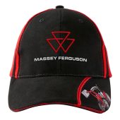 Massey Ferguson Branded Black and Red Kids Cap