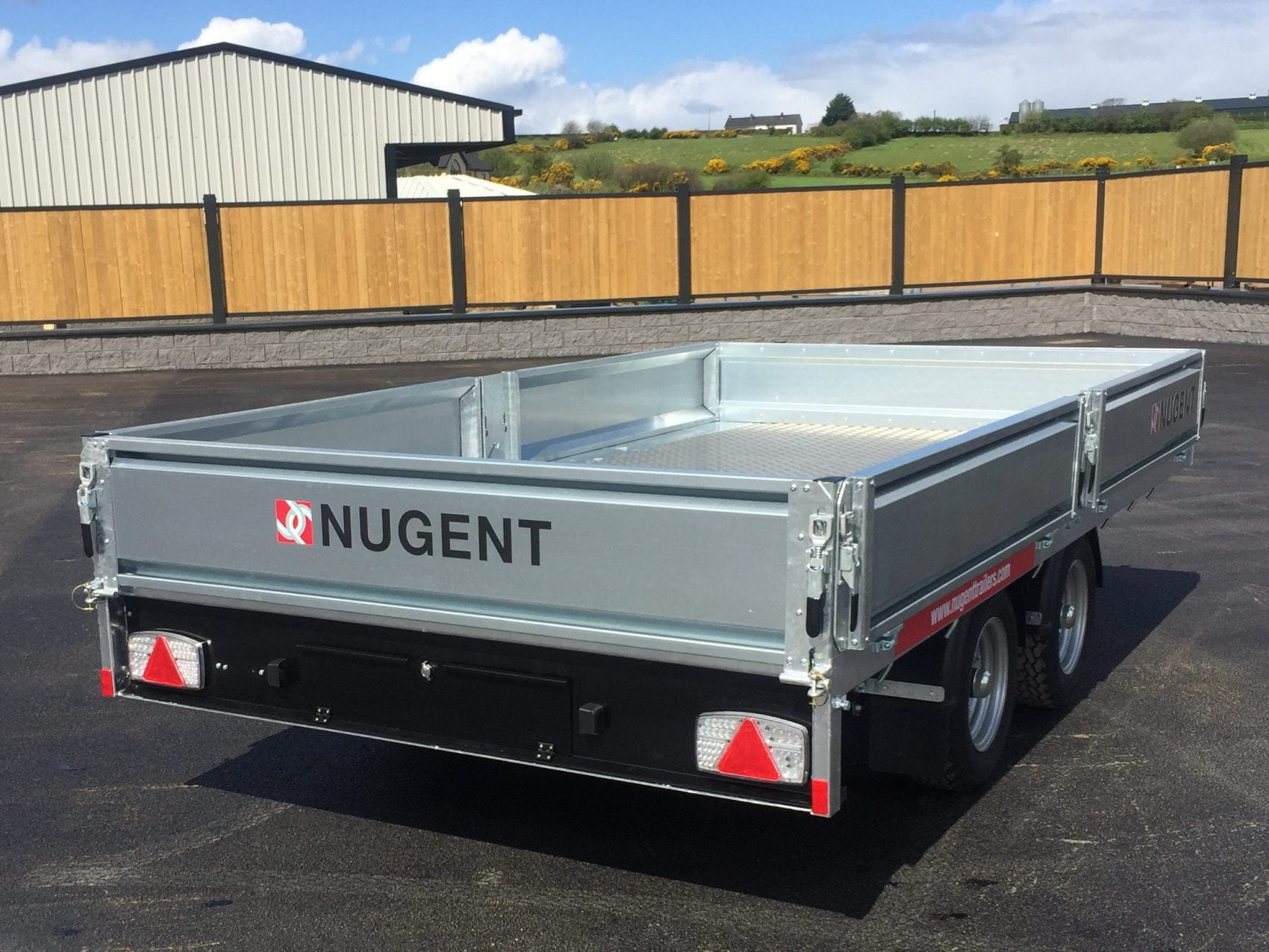 Nugent flatbed trailer for sale at Thurlow Nunn Standen