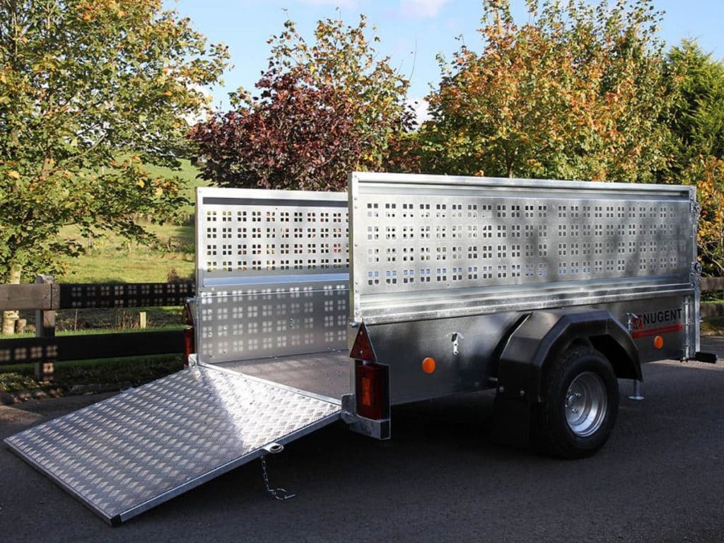 Nugent utility trailer with sides for sale