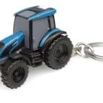 Valtra G135 Tractor keyring blue