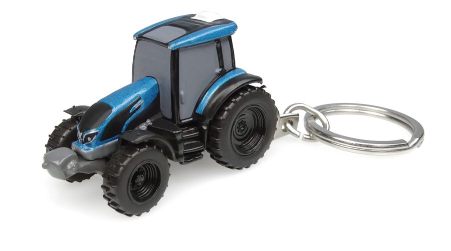 Valtra G135 Tractor keyring blue