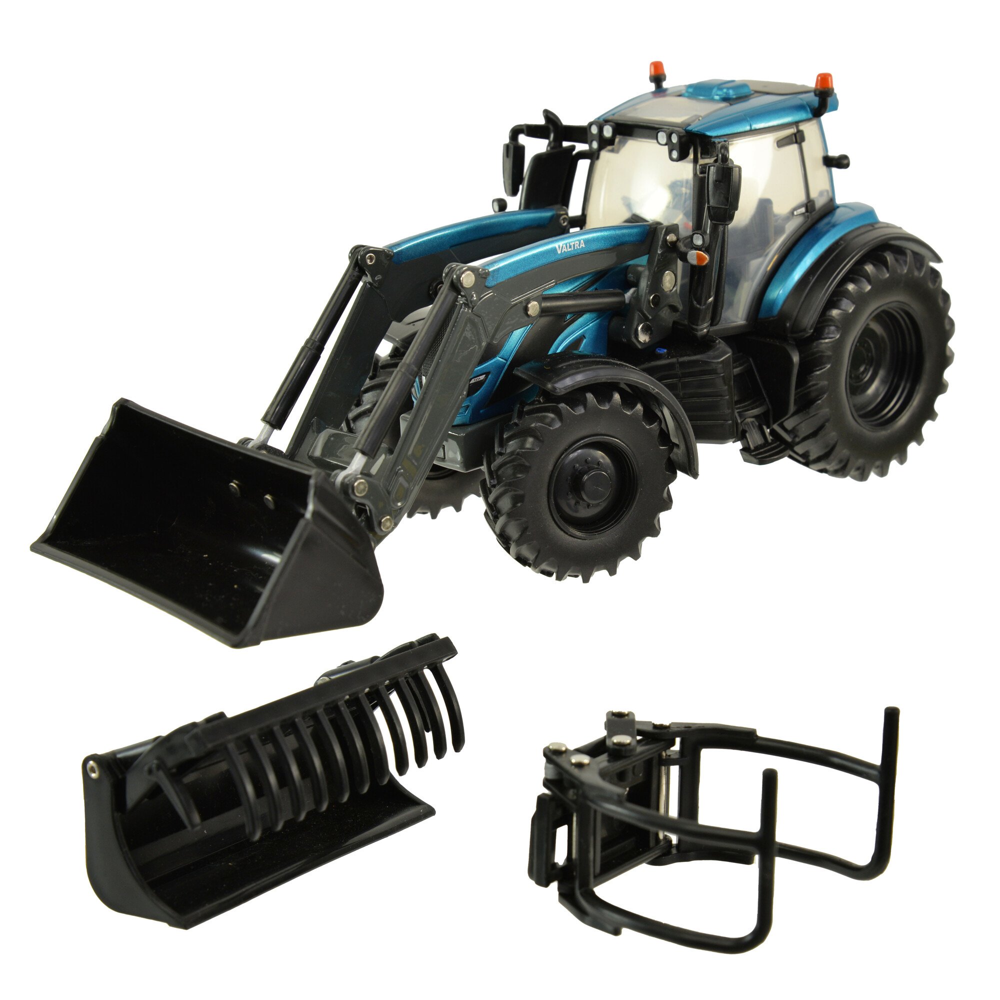 Valtra T234 with front loader scale model