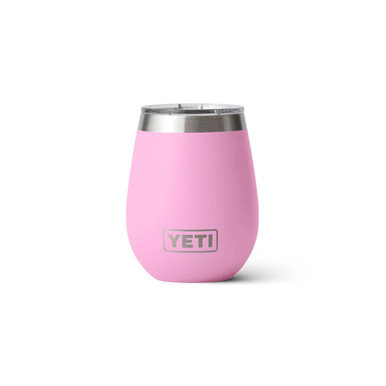 Yeti Rambler 10 Oz Wine Tumbler in power pink colour