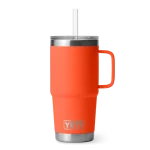 Yeti Rambler 25oz Straw Mug Papaya