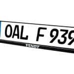 Fendt Registration Plate Holder