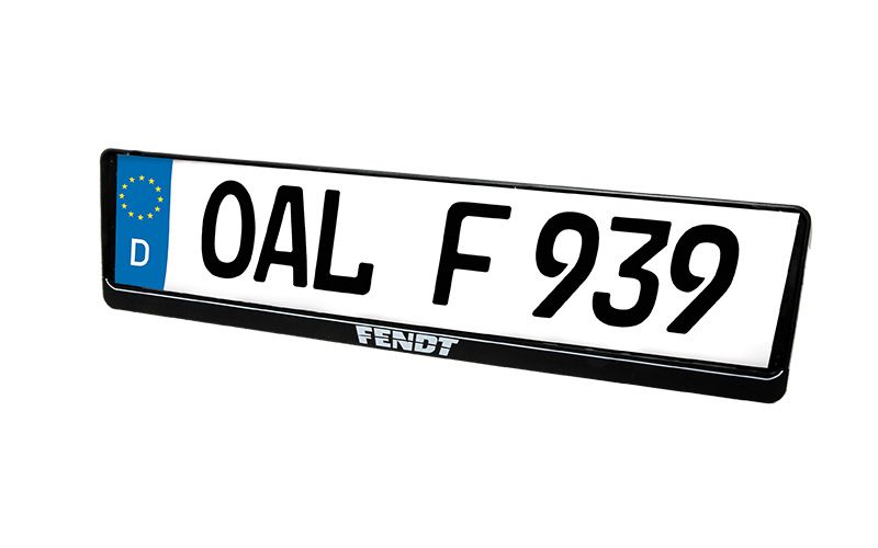 Fendt Registration Plate Holder