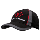 Massey Ferguson Black and Grey Kids Cap side