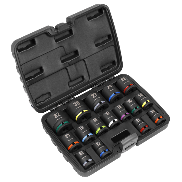 Sealey 16pc Impact Socket Set