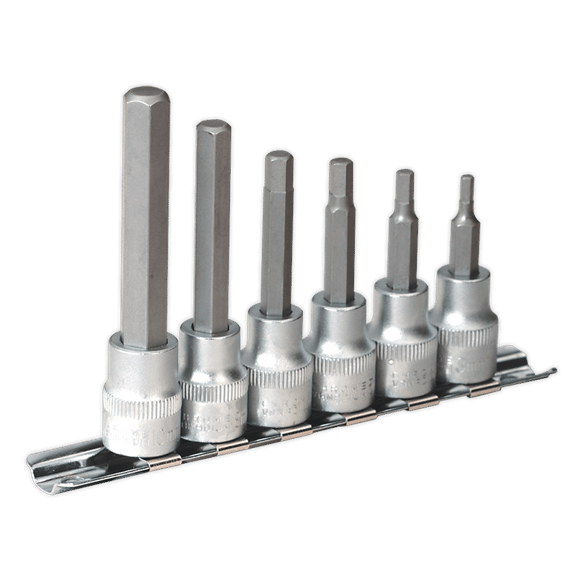 Sealey 6pc Hex Socket Bit Set