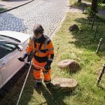 Stihl RGA140 Cordless Brushcutter in Action