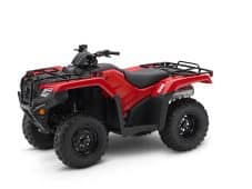 Honda TRX420 FM2 ATV quad bike in red colour