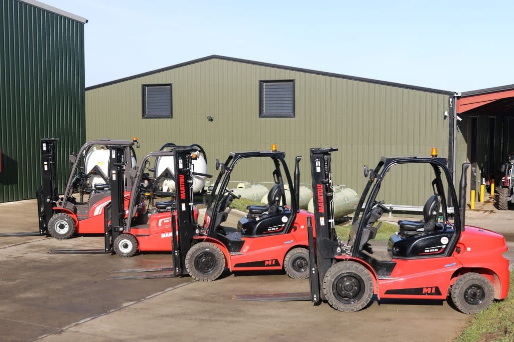 Manitou forklifts at Thurlow Nunn Standen