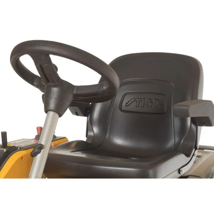 Stiga Park Pro 900 WX Ride on Mower seating