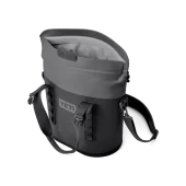 Yeti Hopper M15 Cool Bag Charcoal Open