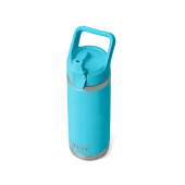Yeti Rambler 18oz Water Bottle Blue above