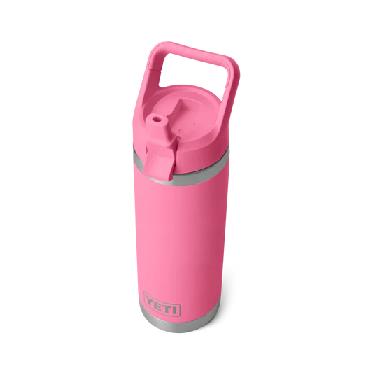 Yeti Rambler 18oz Water Bottle Pink above