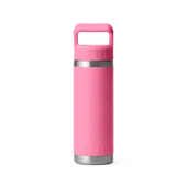 Yeti Rambler 18oz Water Bottle Pink back