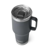 Yeti Rambler 30oz Travel Mug Charcoal Above