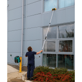 Sealey Flo-Thru Brush in use windows