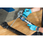 Sealey Pistol Type Grease Gun in use