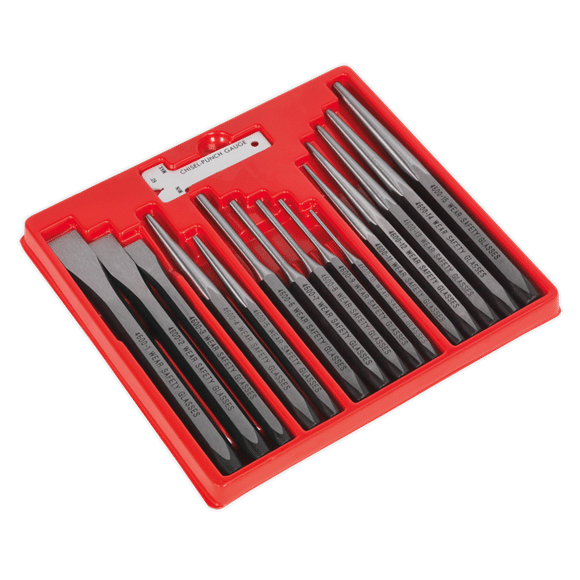 Sealey Punch and Chisel Set boxed