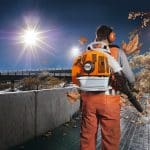 Stihl BR430 Petrol Backpack Blower lifestyle