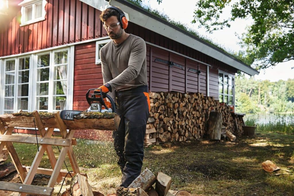Stihl MS182 Petrol Chainsaw lifestyle