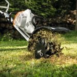 Stihl Scarifier Multitool in use