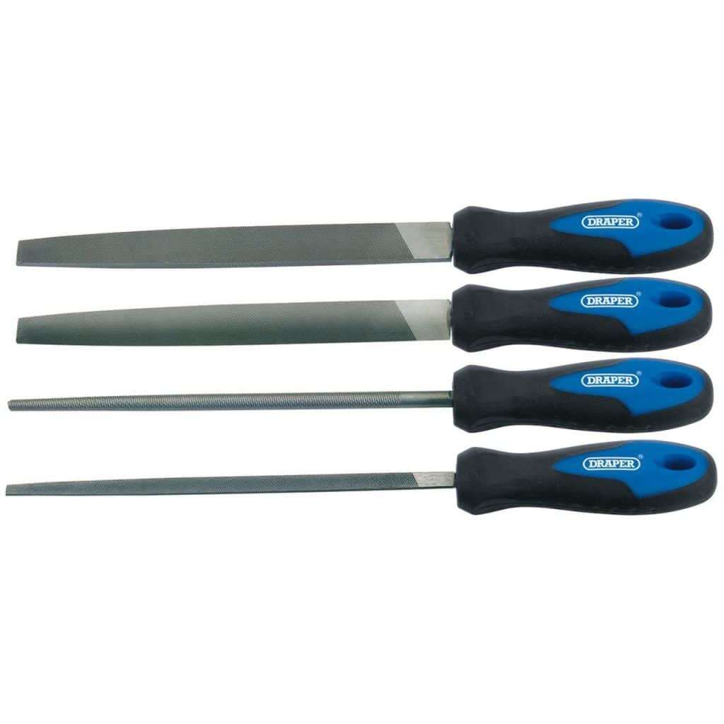 Draper 4pc Soft Grip File Set