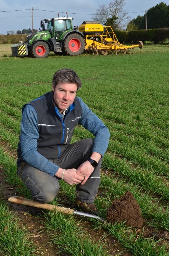 Since changing to Claydon Opti--Till®® James has seen dramatic improvements in soil health and structure.