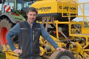 Claydon drill on a Suffolk farm