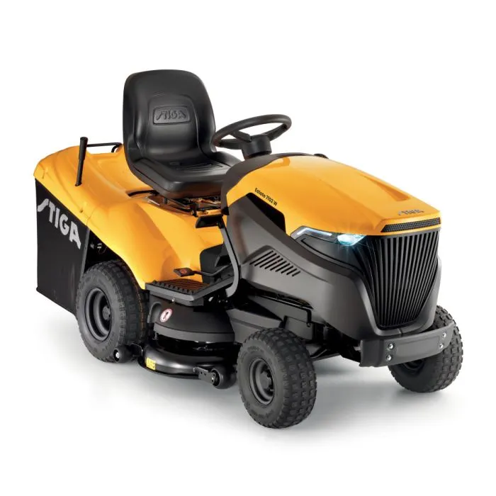 Estate 7102 W mower and petrol garden tractor