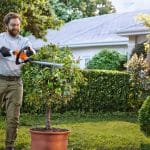 Stihl HSA 40 Cordless Hedge Trimmer Trimming